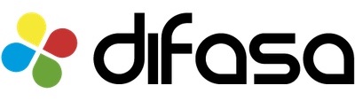 logo web difasa.com en inglés y español